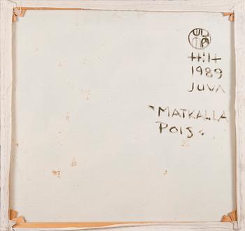 PEKKA HILTUNEN, oil on canvas, signed, dated a tergo 1989.