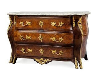 A Swedish Rococo commode.