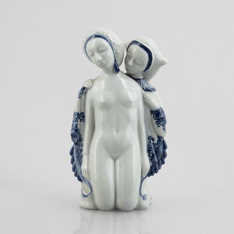 Georg THylstrup, a porcelain figurine, model 1760, Royal Copenhagen, Denmark, first half of the 20th century.