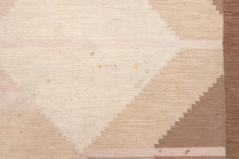 Anna-Johanna Ångström, a flat weave carpet, signed Å, c. 285 x 200 cm.