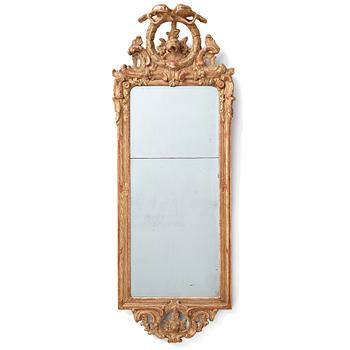 99. A Swedish Rococo mirror by Johan Åkerblad 1778 (master in Stockholm 1758-1799).