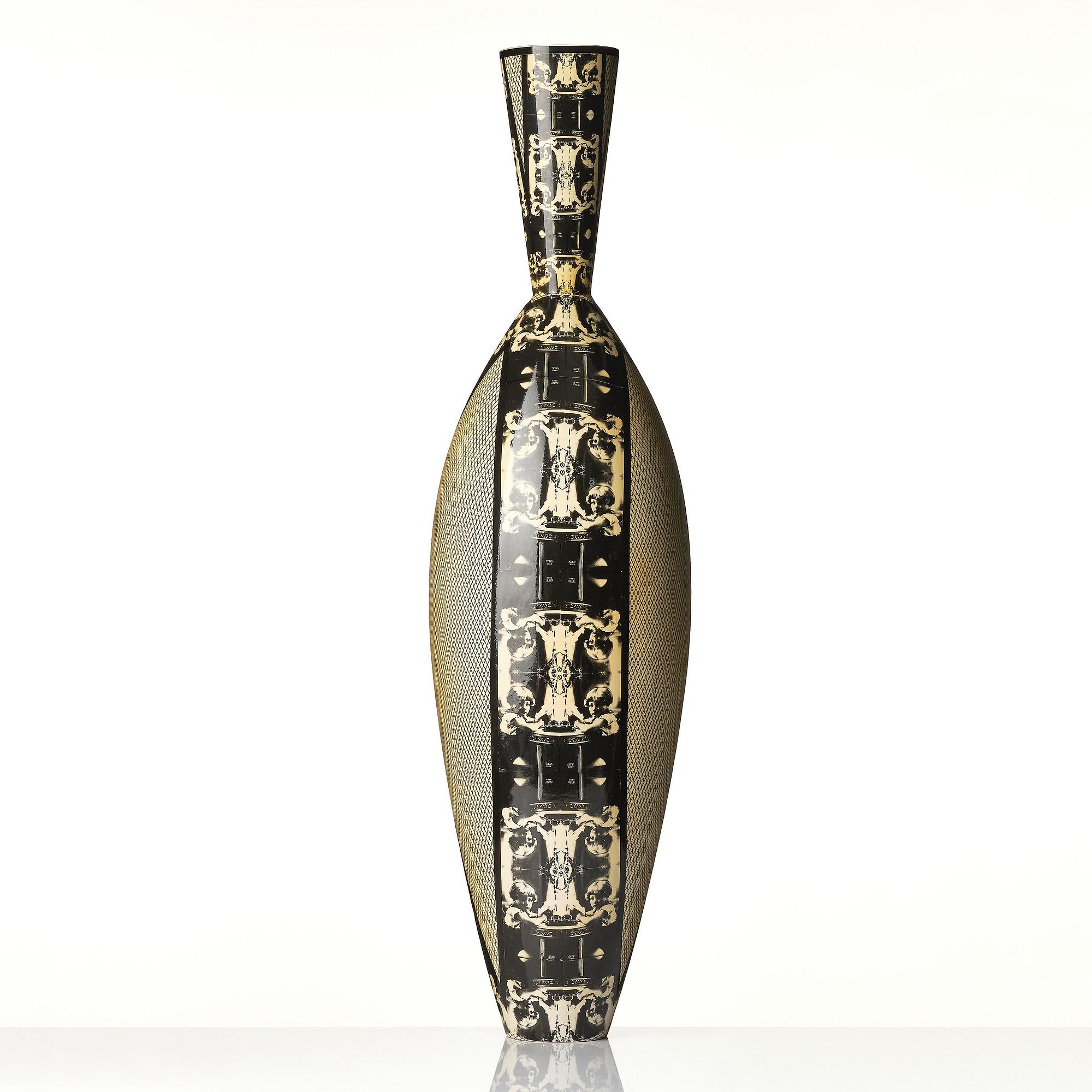 Åsa Lindström, a unique ceramic floor vase, Rörstrand, 1991.