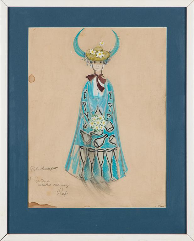 Tove Jansson, "Gulle i cocktail-klänning".