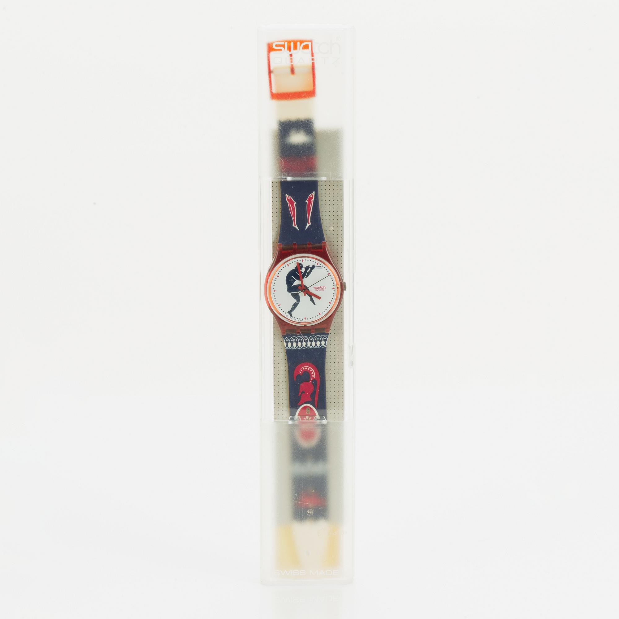 Swatch, Tedophorus, wristwatch, 34 mm.