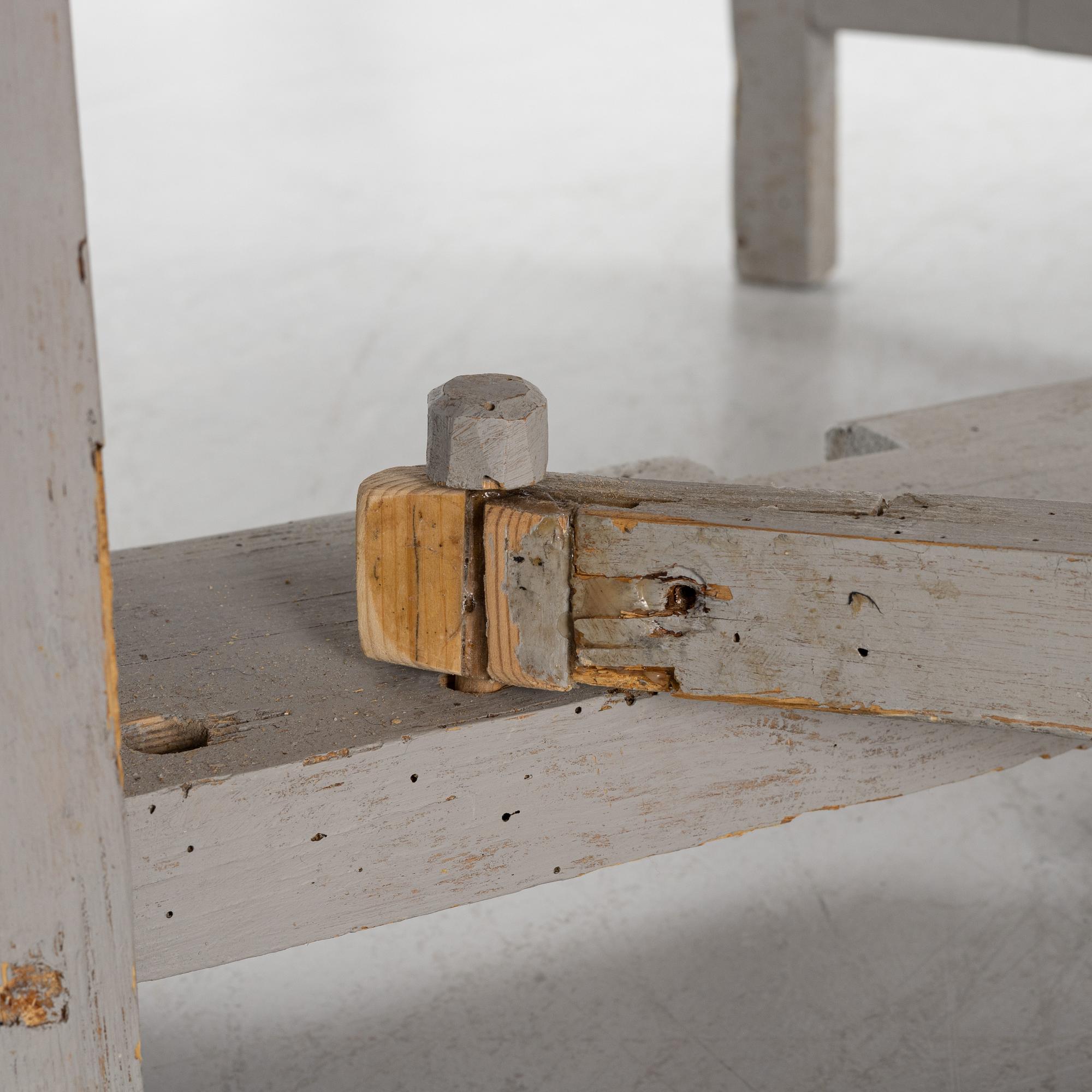 A 19th century gate-leg table.
