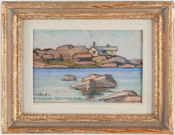 Roland Svensson · ROLAND SVENSSON. Pastell. Signerad och daterad 1940.