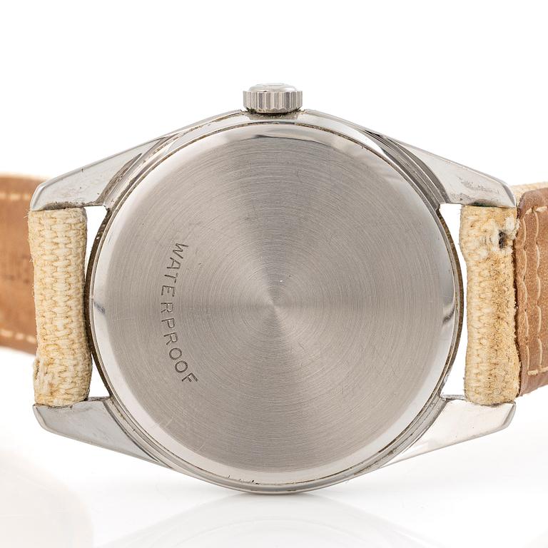 Omega, Ranchero, "Broad Arrow", wristwatch, 37 mm.