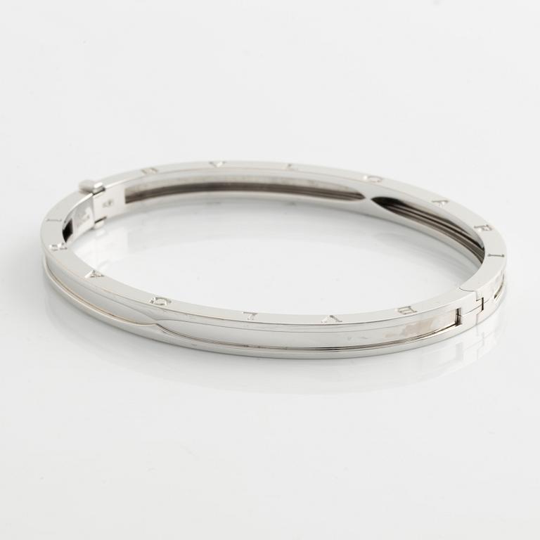 Bulgari armring 18K vitguld B.zero1.
