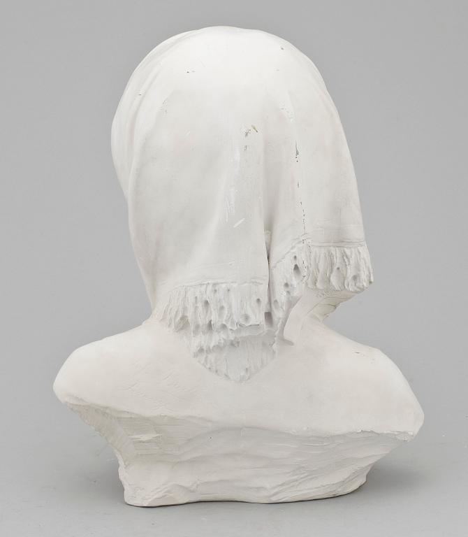 OKÄND KONSTNÄR, skulptur, gips. Otydl sign, Firenze. 1900-talets början.