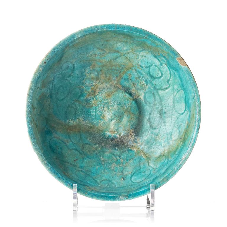 Skål, lergods med lysterdekor, Keshan, Iran, 1200-/1300-tal.