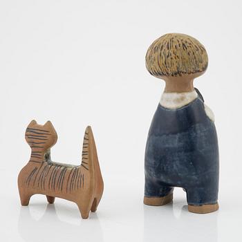 Lisa Larson, a set of two stoneware figurines from Gustavsberg.