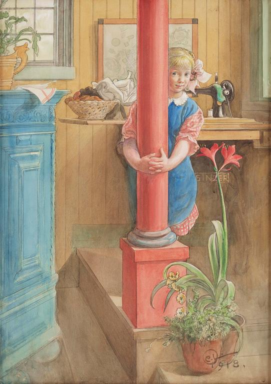 Carl Larsson, "Barnbarnet" ("Grandchild").