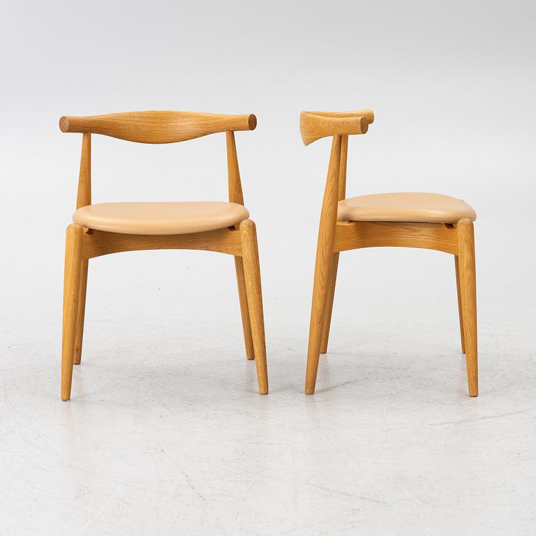 Hans J. Wegner, four chairs, CH20, Carl Hansen & Søn, Denmark.