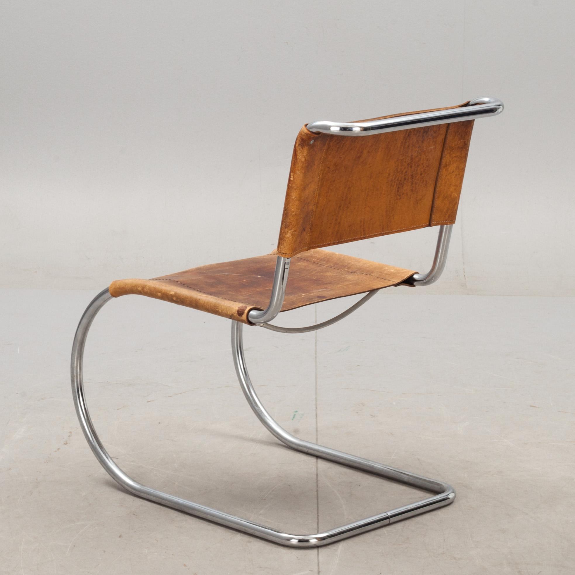 STOL, Mies van der Rohe, märkt Thonet, Frankenburg, 1970/80-tal.