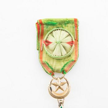 Medal, Order of Osmanieh 4th class, Ottoman Empire 1867-1922.