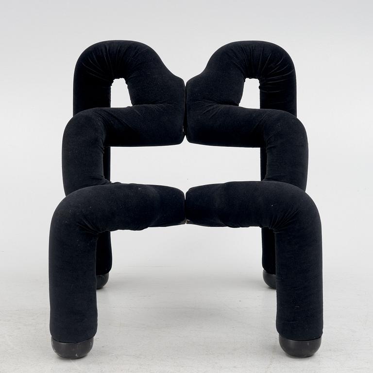 Terje Ekstrøm, fåtölj, "Ekstrem", Stokke Fabrikker, Norge, 1900-talets slut.