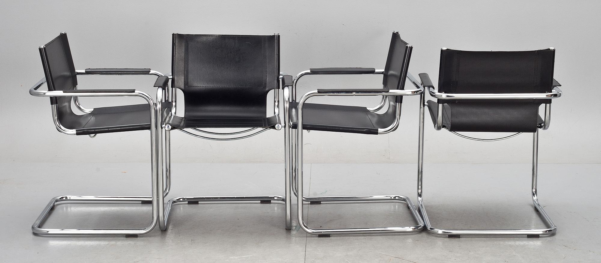 KARMSTOLAR, 4 st, Italien 1900/2000-tal.