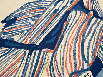 VÄVD TAPET, "Klippön", Gobelängteknik. Ca 163 x 195,5 cm. Signerad GYNNING PF.