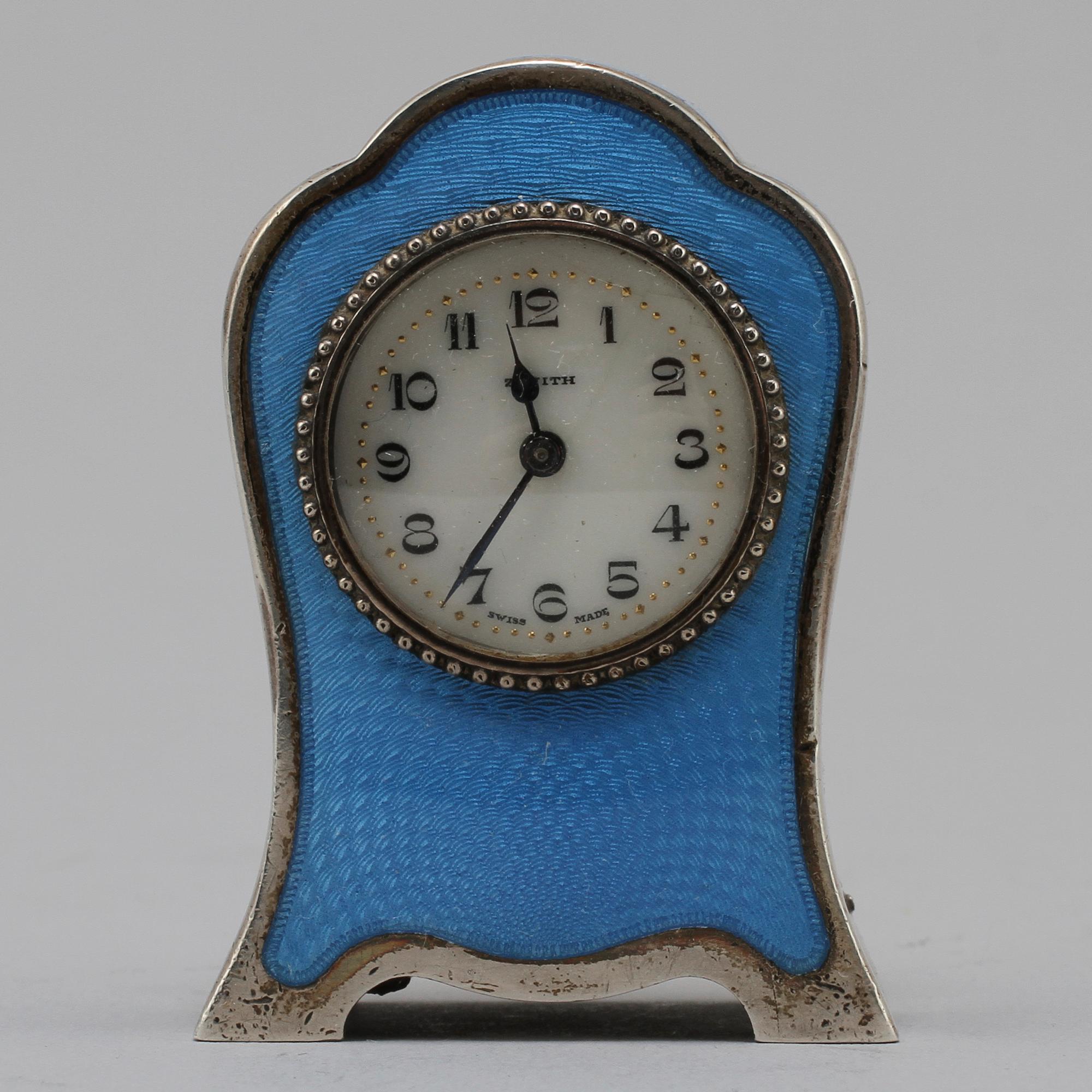 RESEUR, silver samt emalj, Zenith, Schweiz, 1900-talets första kvartal.