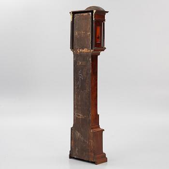 A Georgian longcase clock, around 1800, the dial signed Francis Jersey.