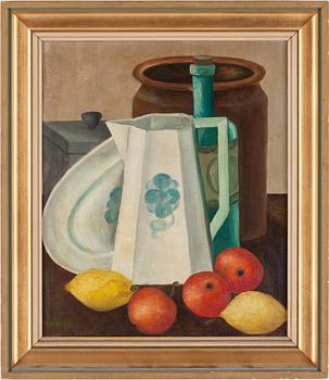141. Esaias Thorén, Still life with fruits.