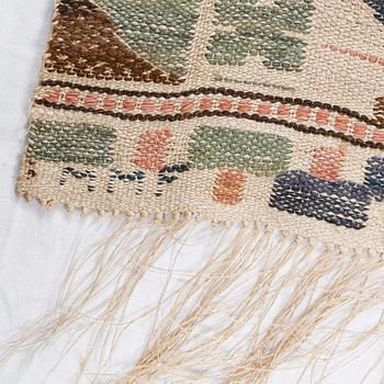 A textile, deisgned by Märta Måås-Fjetterström, signed MMF, probably 1930s, 200 x 76 cm.