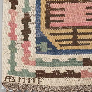 Märta Måås-Fjetterström, A carpet, "Dukater", flat weave ca 394-401 x 249,5-251,5 cm, signed AB MMF.