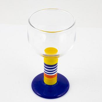 Gunnar Cyrén, "Popglas", Orrefors, signerat 1967.