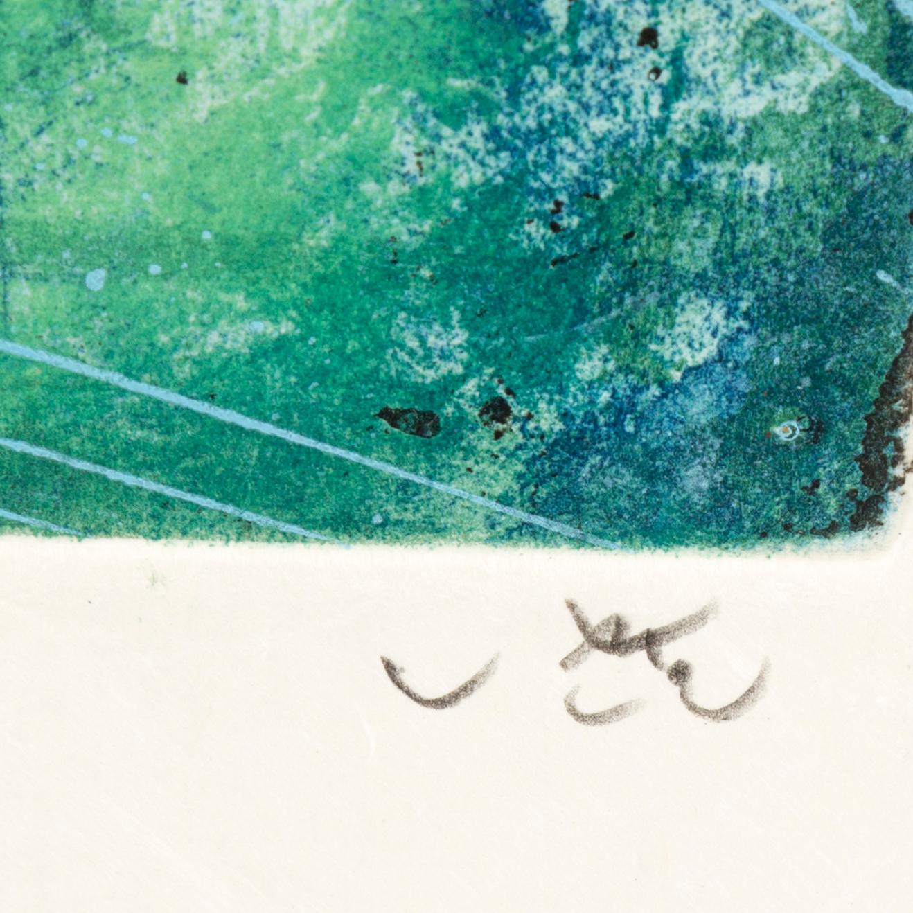 ROBERTO MATTA, 10 pieces of aquatint etchings named "Home' Mére", signed and numbered 71/100.