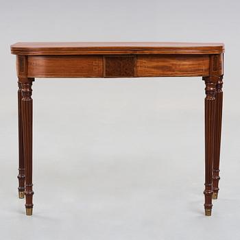 An English Regency early 19th century card table.