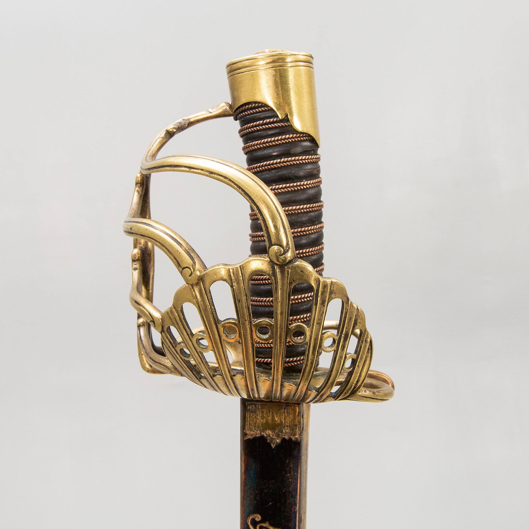 Sword cavalry officer France, Imperial Guard, circa 1810.
