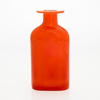 Kaj Franck, flaska, "Art Rosso", signerad Kaj Franck Nuutajärvi Notsjö.