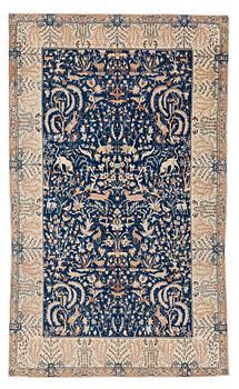 278. A CARPET, a semi-antique/old Nain, ca 267 x 163,5 cm.