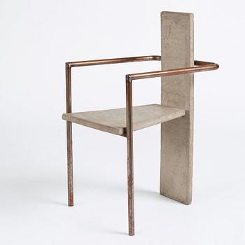 Jonas Bohlin, a 'Concrete' armchair, Källemo, Värnamo, Sweden post 1981.