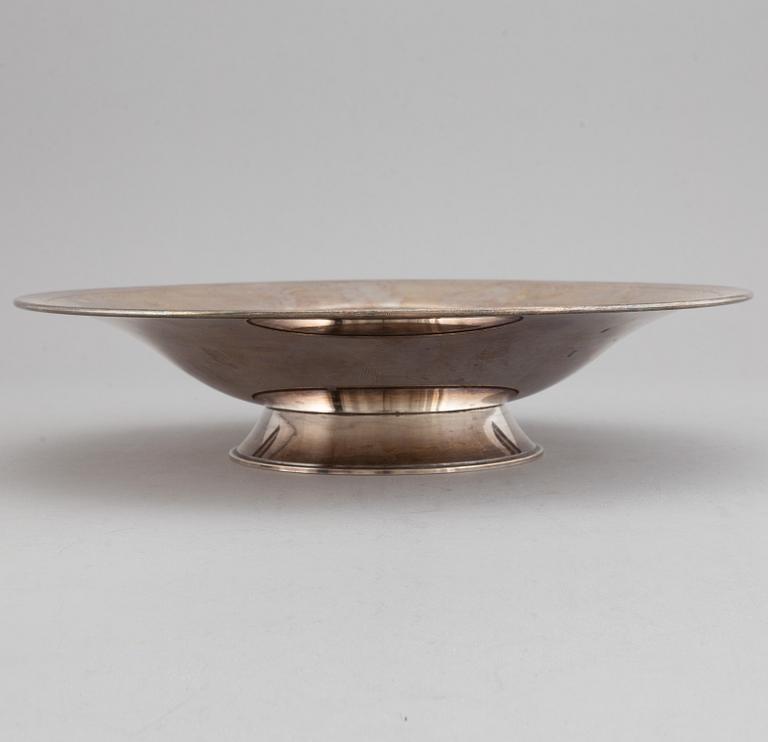 A sterling silver bowl, Just Andersen, Denmark.