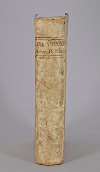 BOK, "Dictionarium Nebrissensis Grammatici..." av Aelij Antonii, Madrid 1683.