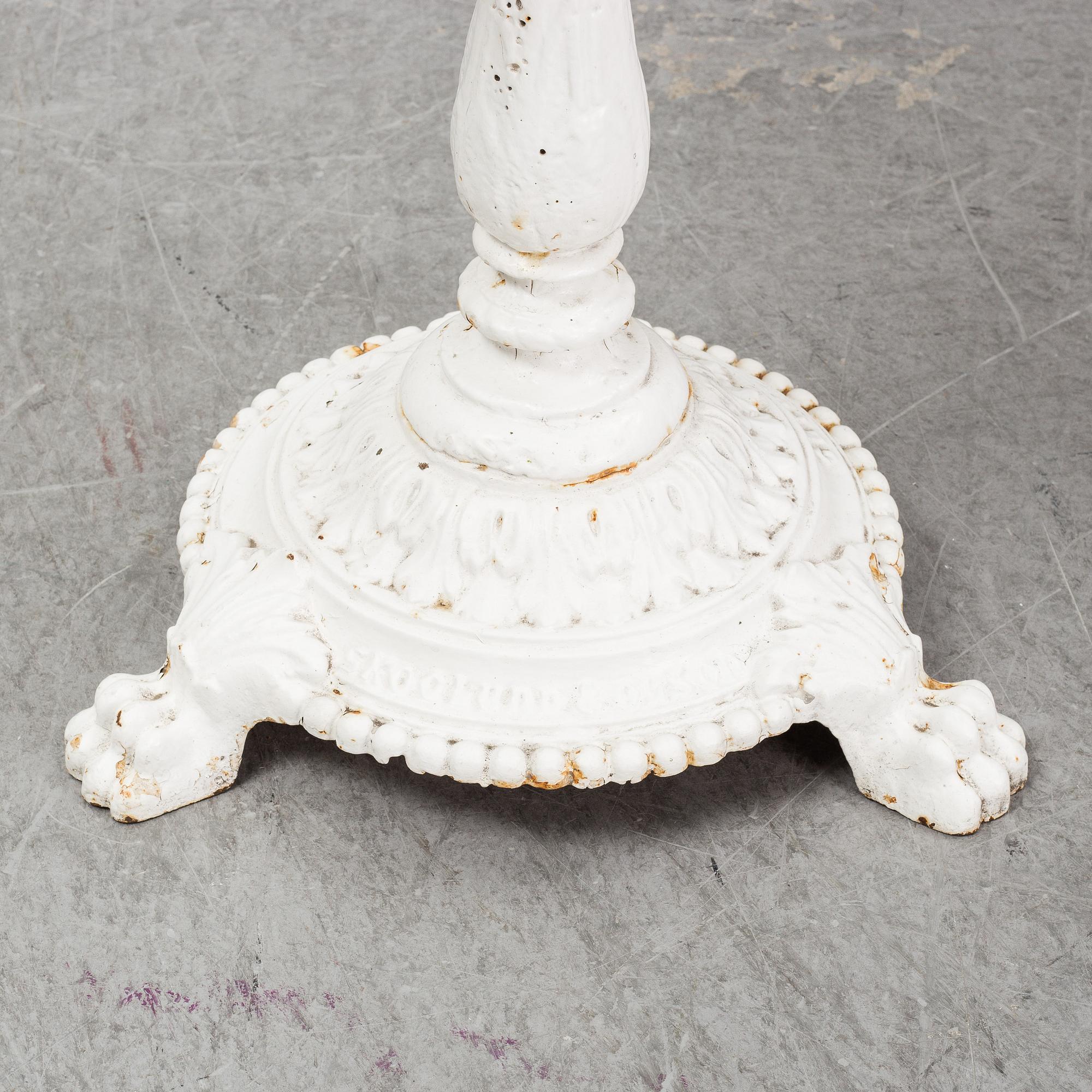 TRÄDGÅRDSBORD,  Skoglund & Olson, Gefle, 1900-talets början.