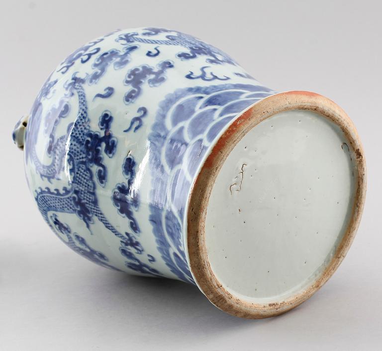 LOCKURNA, porslin, Kina, Qingdynastin, 1800-tal.