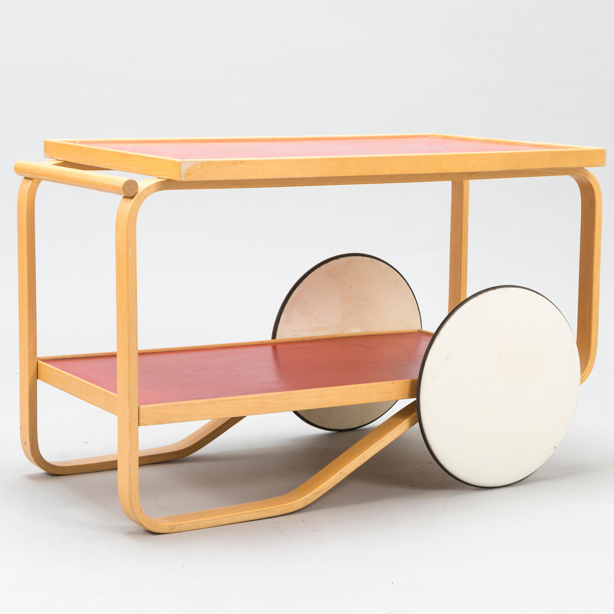 ALVAR AALTO, SERVERINGSVAGN, modell 98, Artek, 1900-talets mitt.