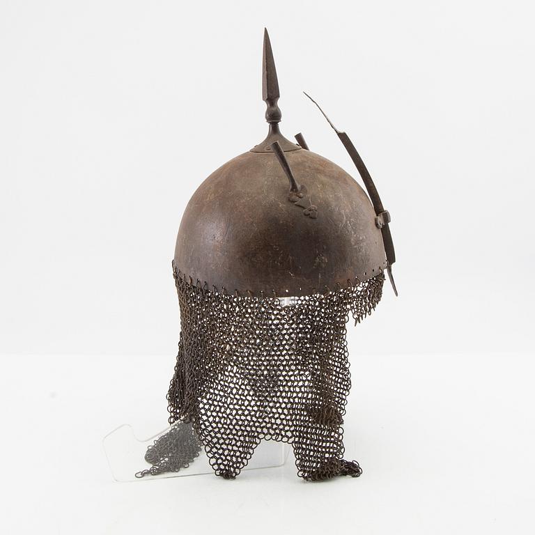 Helmet known as Khula Khud, Indo-Persia, 20th century.