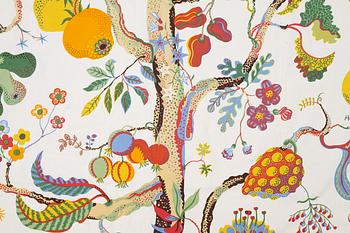 Josef Frank, curtains, a pair, "Vegetable Tree", Svenskt Tenn.