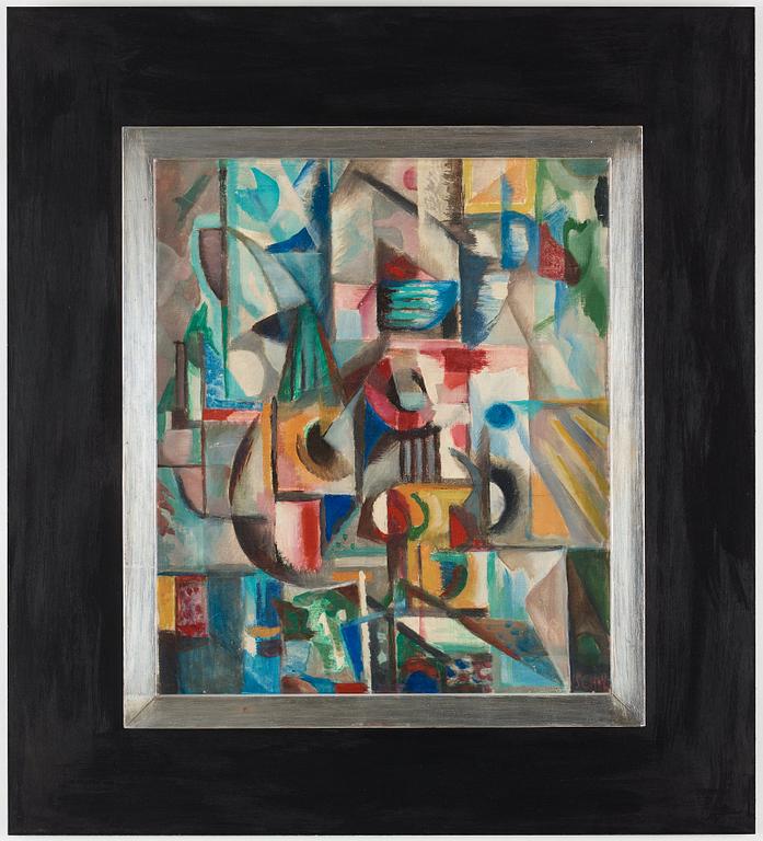 Jules Schyl, Cubistic still life.