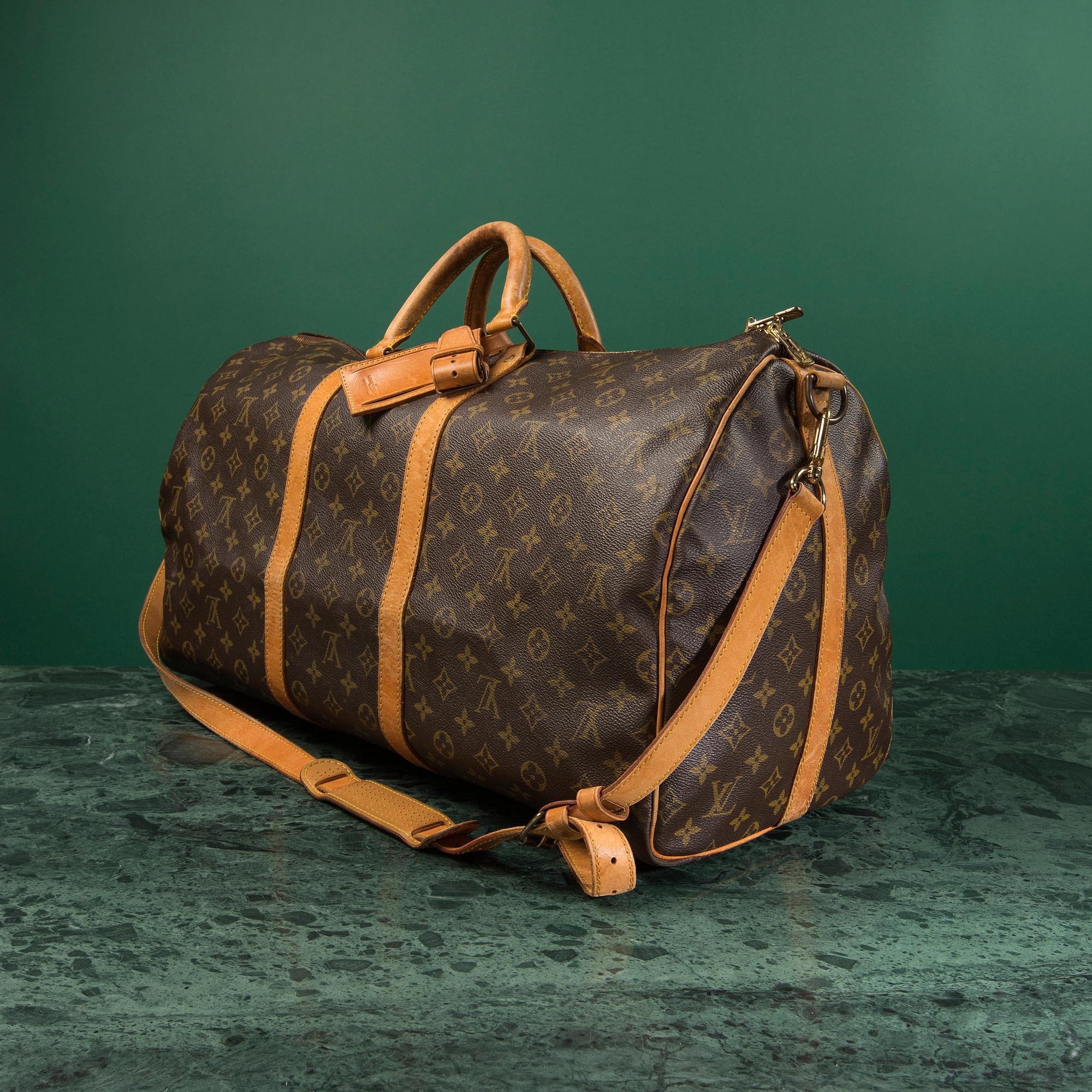 VÄSKA, "Keepall Bandouliére 55", Louis Vuitton.