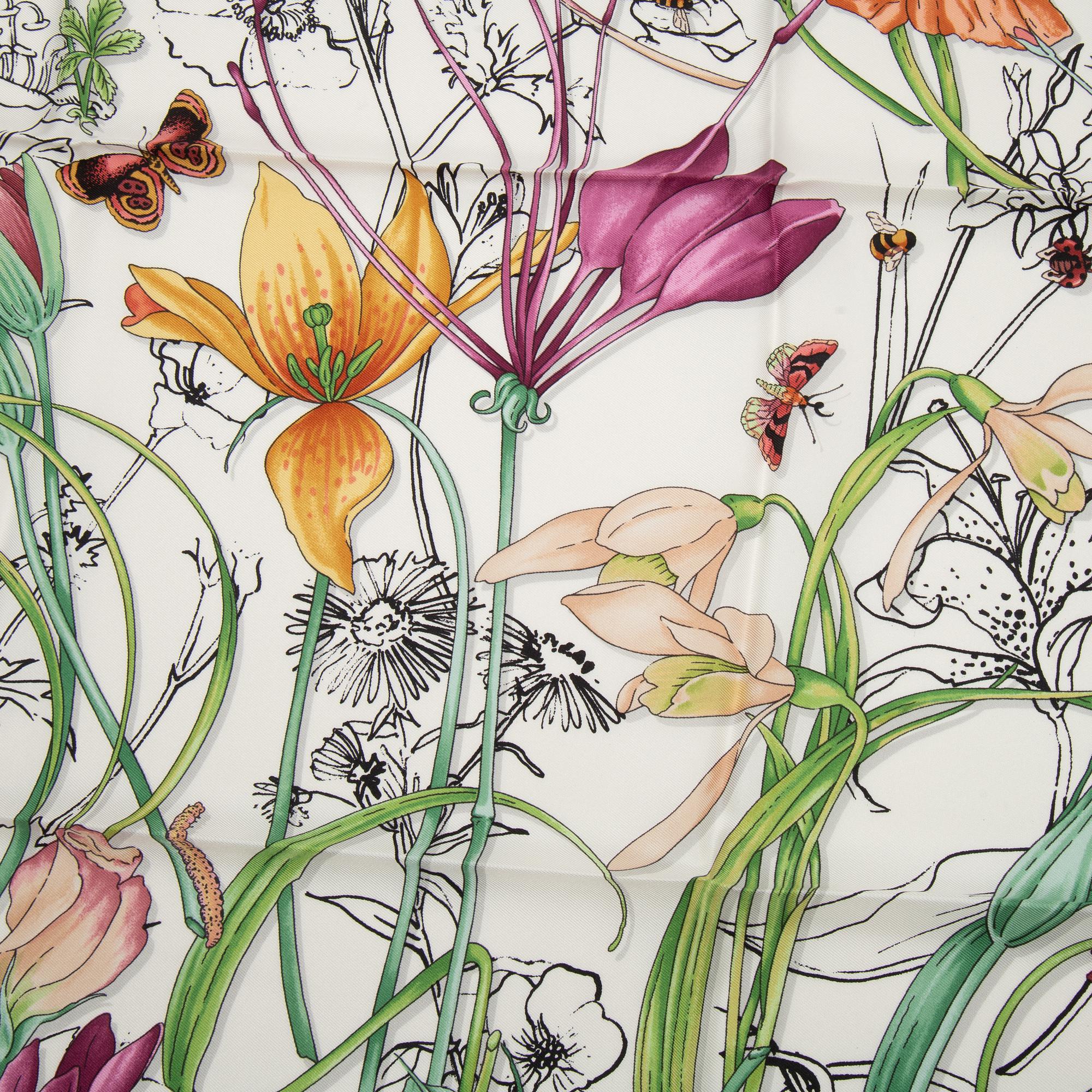 Gucci, a twill silk scarf.