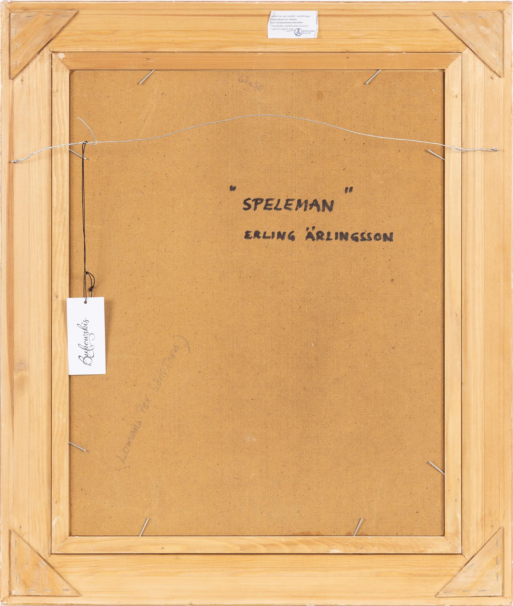 Erling Ärlingsson, oil on panel, signed E.Ä.