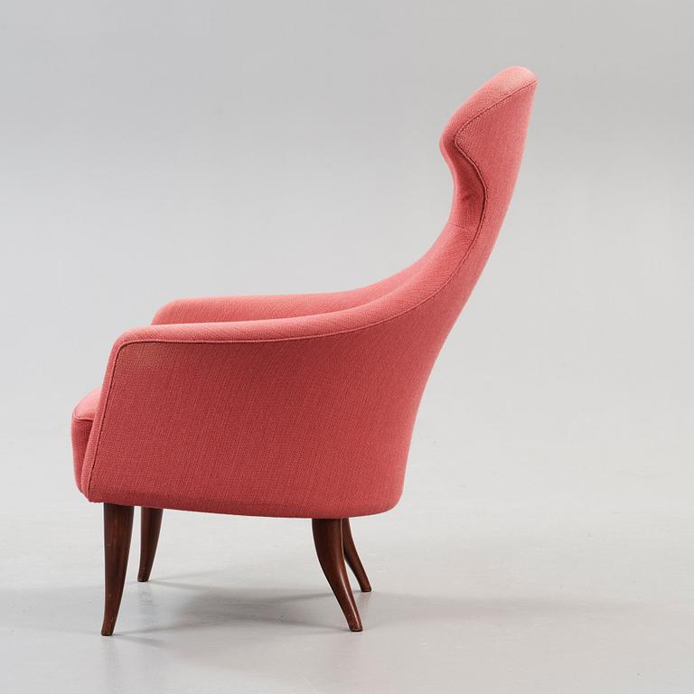 KERSTIN HÖRLIN-HOLMQUIST, fåtöljer, 2 st, "Stora Eva" och "Stora Adam" ur serien Paradiset, NKs Triva-serie, 1950-60-tal.