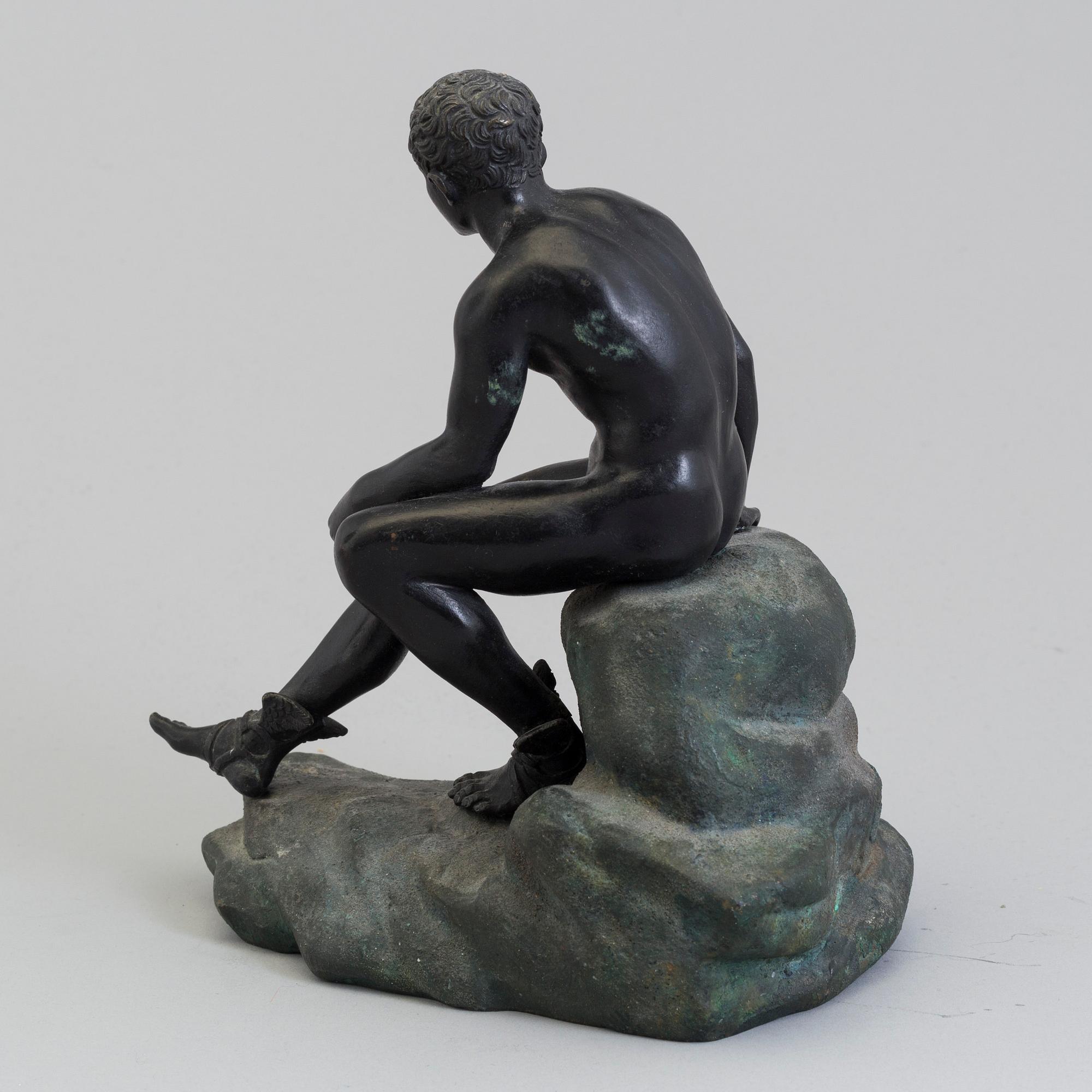 A 19th century bronze sculpture.