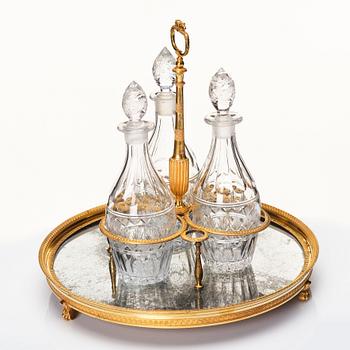 A French Empire cruet-set, early 19th century.