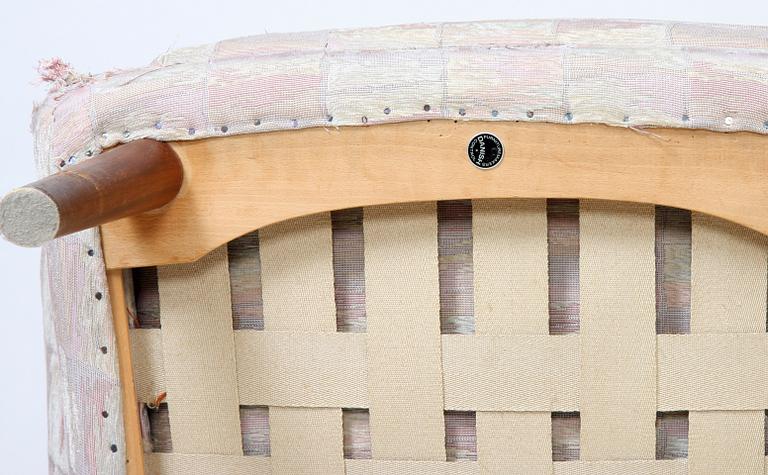 FÅTÖLJ, "Bamse"/"AP-19", Hans J Wegner, brickmärkt "Danish Furnituremakers Control".