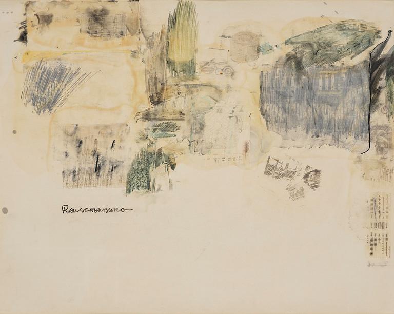 Robert Rauschenberg, "Untitled".